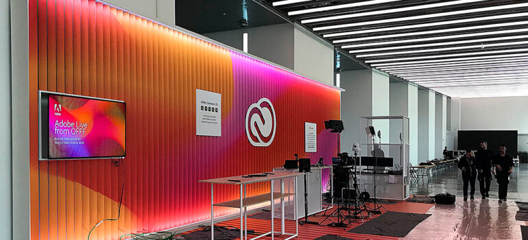 Estand Adobe al Festival OFFF Barcelona 2022