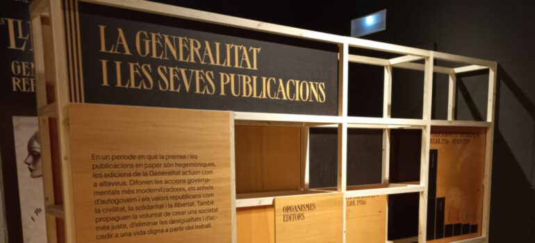 Els llibres de la Generalitat republicana (1931-1939)